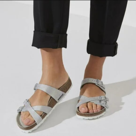 NEW Birkenstock Made in Germany Franca Vegan Sandals For Women 253 - Picture 8 of 9